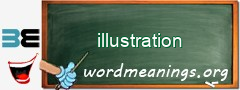 WordMeaning blackboard for illustration